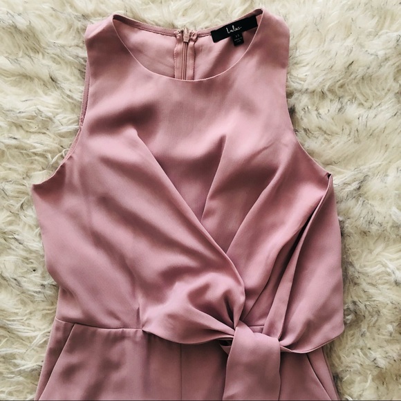 Like New On Track XS Lulus Mauve MIDI Jumpsuit .Only worn one time. - Picture 6 of 13